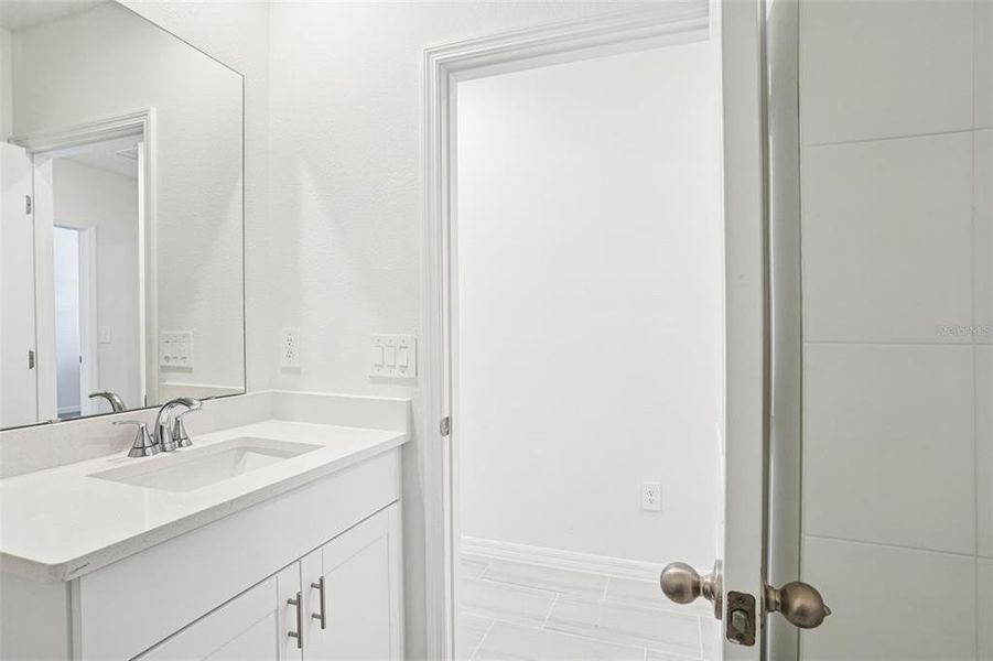 Close-up of interior finishes inside a home in Ridgehaven - Villas, Ormond Beach (Image 11).