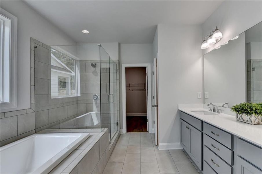 Furnished interior view inside a new home in , Suwanee (Image 14).