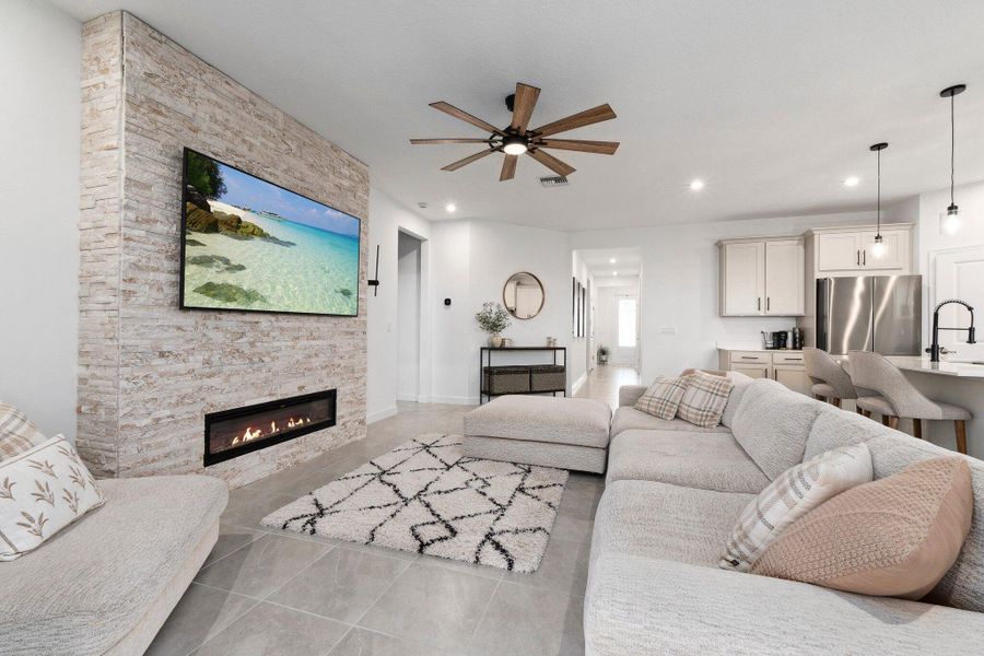 Furnished interior view inside a new home in , Port St. Lucie (Image 5). Furnished interior view inside a new home in , Port St. Lucie (Image 5).