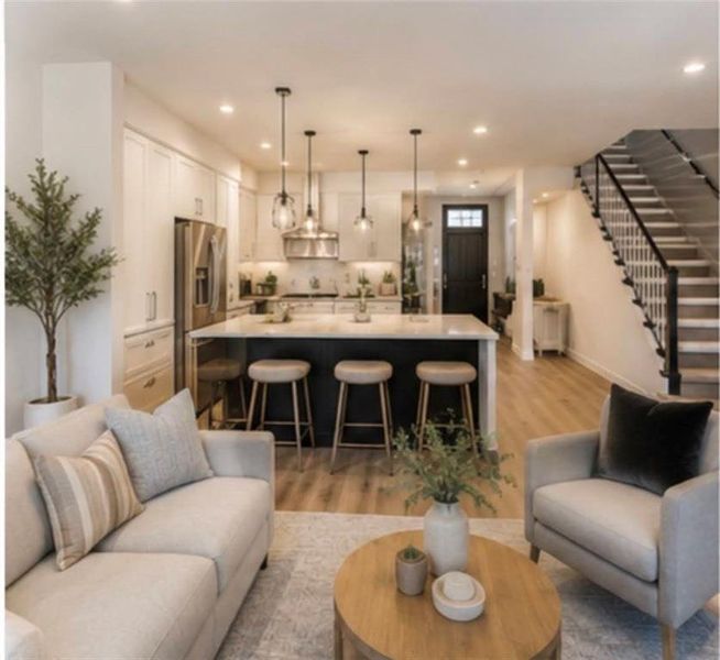 Furnished interior view inside a new home in Carrington Walk, Powder Springs (Image 6).