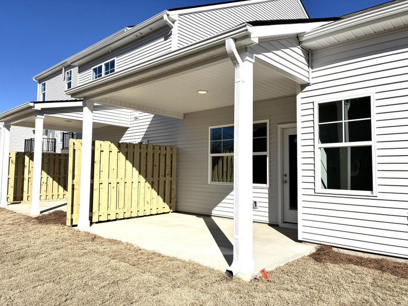 Exterior details and patio area of a home in Miller Park, Greenville (Image 3).