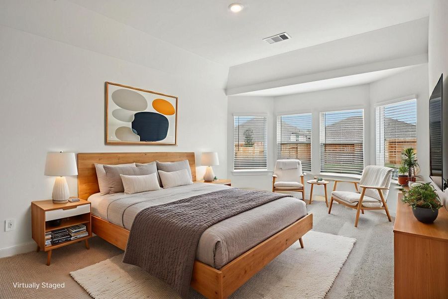 Furnished interior view inside a new home in Pine Lake Cove - Classic Series, Montgomery (Image 5).