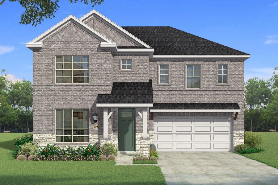 The Julieta - Hill Country 2 Elevation