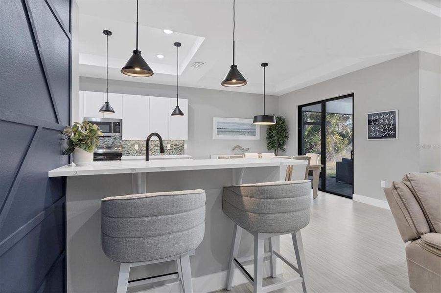 Furnished interior view inside a new home in , Rotonda West (Image 6). Furnished interior view inside a new home in , Rotonda West (Image 6).