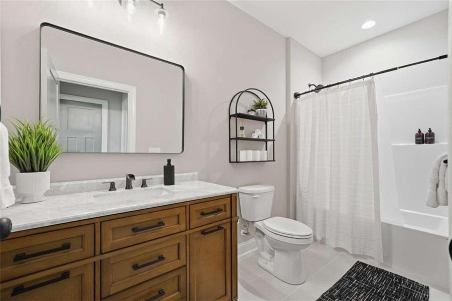 Furnished interior view inside a new home in , Blue Ridge (Image 15). Furnished interior view inside a new home in , Blue Ridge (Image 15).