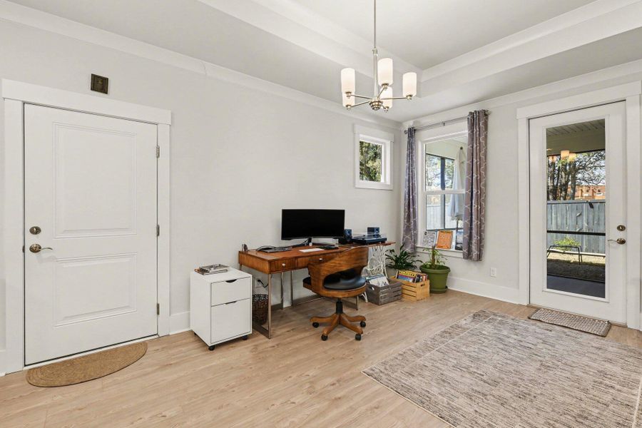Furnished interior view inside a new home in , Johns Island (Image 19).