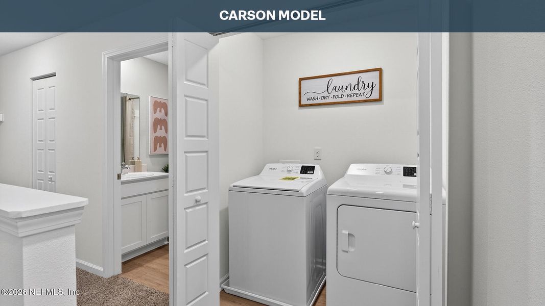 Furnished interior view inside a new home in Hansen Creek, Jacksonville (Image 17).