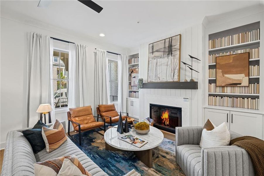 Furnished interior view inside a new home in South on Main, Woodstock (Image 43).