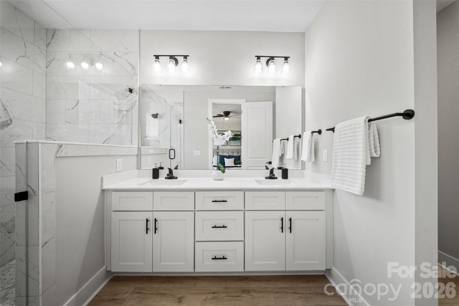 Furnished interior view inside a new home in , Concord (Image 17).