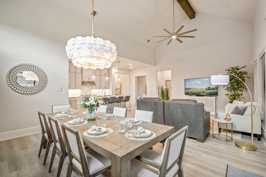 Furnished interior view inside a new home in The Highlands - 65', Porter (Image 15).