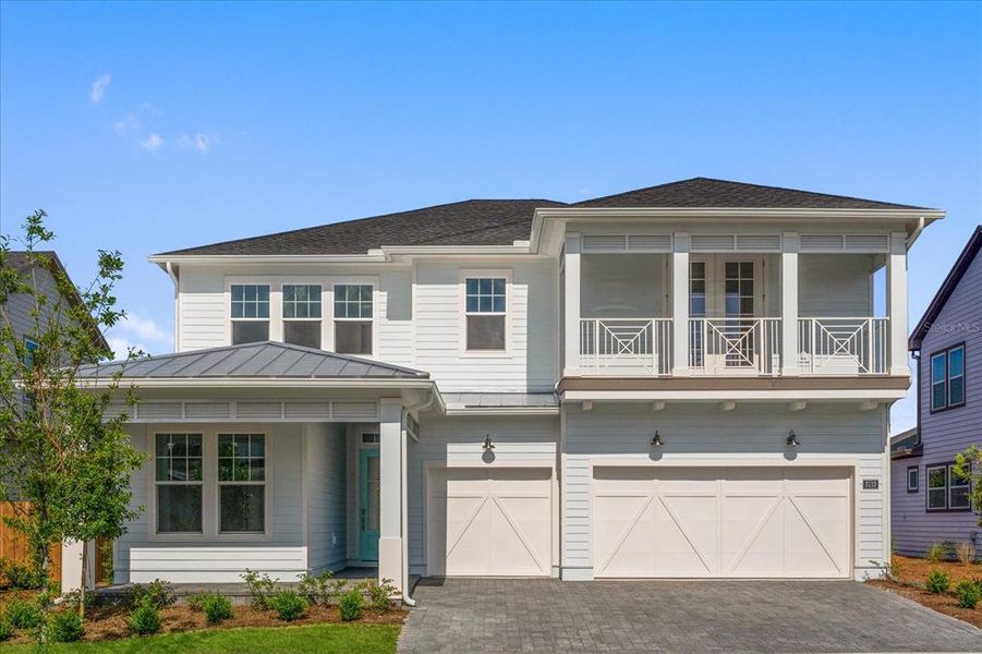 Front exterior of a new home in , St. Cloud, FL, highlighting curb appeal (Image 24). Front exterior of a new home in , St. Cloud, FL, highlighting curb appeal (Image 24).