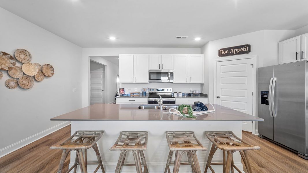 Furnished interior view inside a new home in The Groves at Bees Creek, Ridgeland (Image 8).