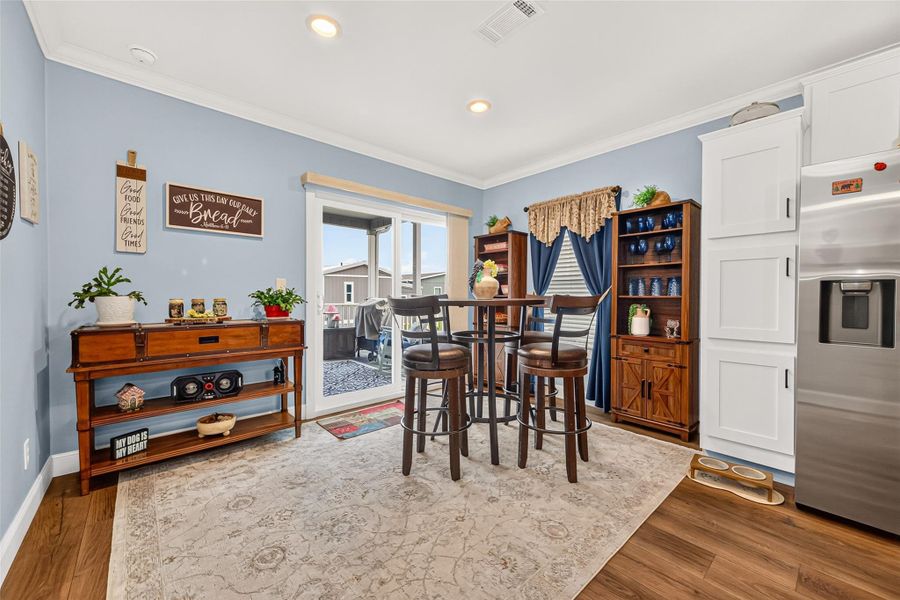 Furnished interior view inside a new home in , Willis (Image 36).