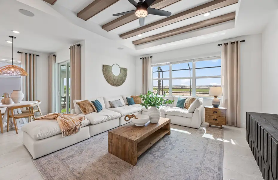 Furnished interior view inside a new home in Sweetwater Hills, Moore (Image 4).