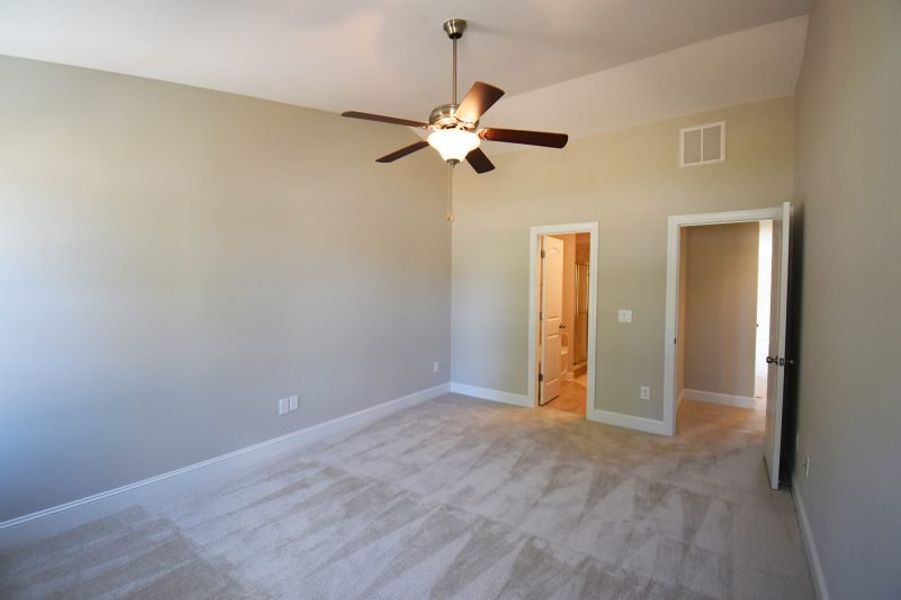Representative unfurnished interior of a home built from the Cayman X by Keystone Homes NC in Trellises, High Point (Image 26).