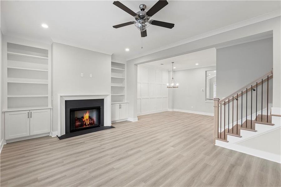 Spacious, unfurnished interior of a new home in Devin's Shire - A Kennesaw Tradition, Kennesaw (Image 18).