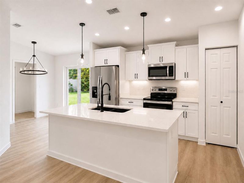 Furnished interior view inside a new home in , Ocala (Image 12). Furnished interior view inside a new home in , Ocala (Image 12).