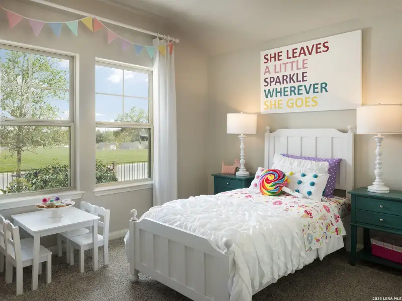 Furnished interior view inside a new home in Carmel Ranch, Schertz (Image 3).