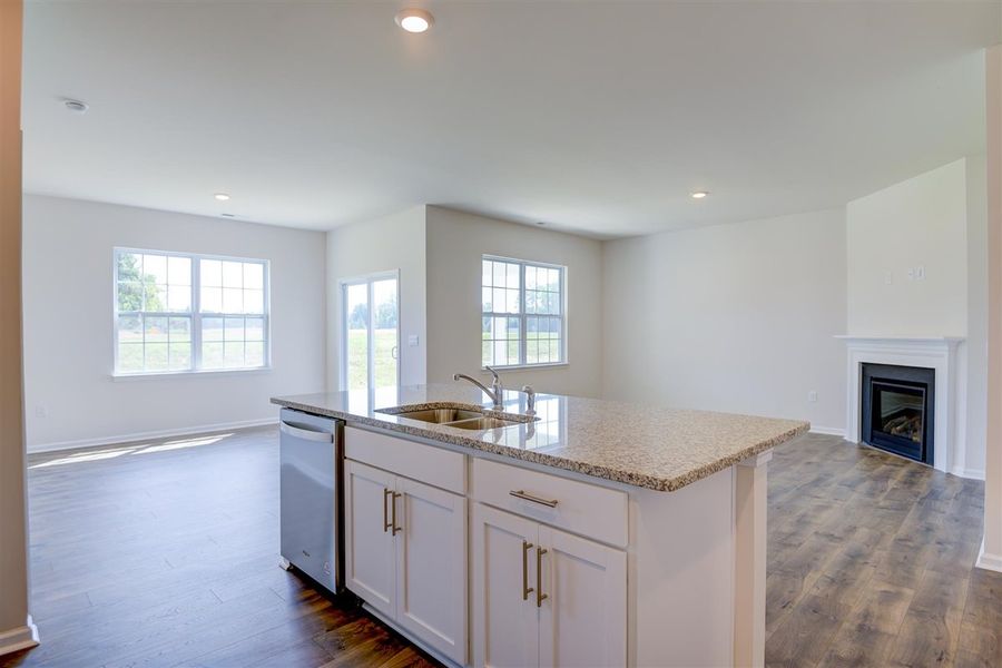 Representative furnished interior of a home built from the ARIA by D.R. Horton in West New Bern, New Bern (Image 8).