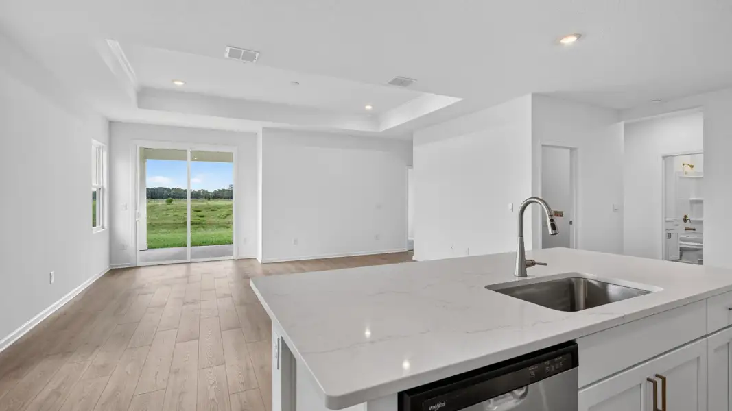 Furnished interior view inside a new home in Bridle Creek, Jacksonville (Image 8).