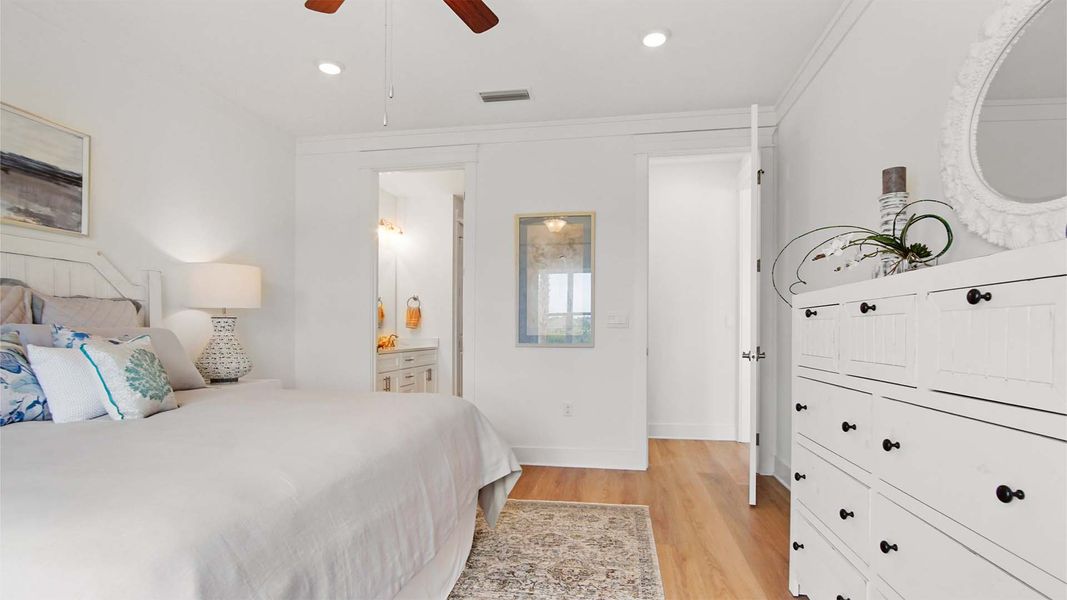 Furnished interior view inside a new home in Breakfast Point East Phase I, Panama City Beach (Image 14).