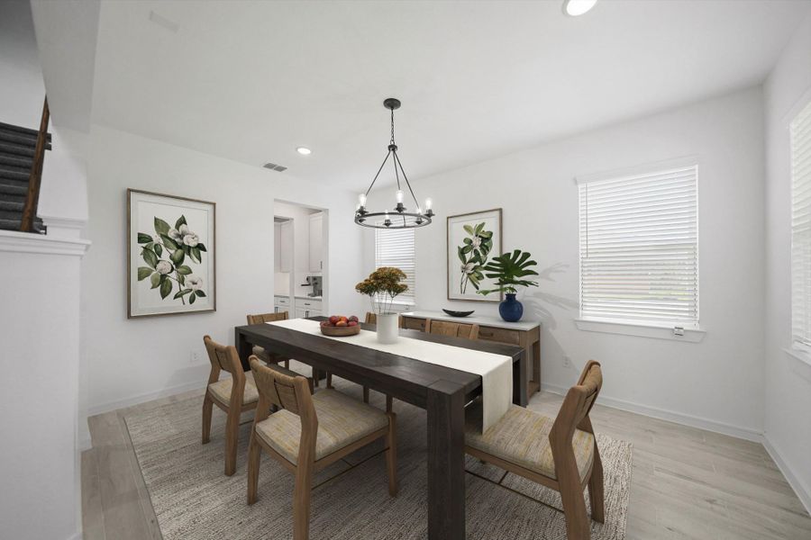 Elegant dining room (*Photo not of actual home and used for illustration purposes only.) Elegant dining room (*Photo not of actual home and used for illustration purposes only.)