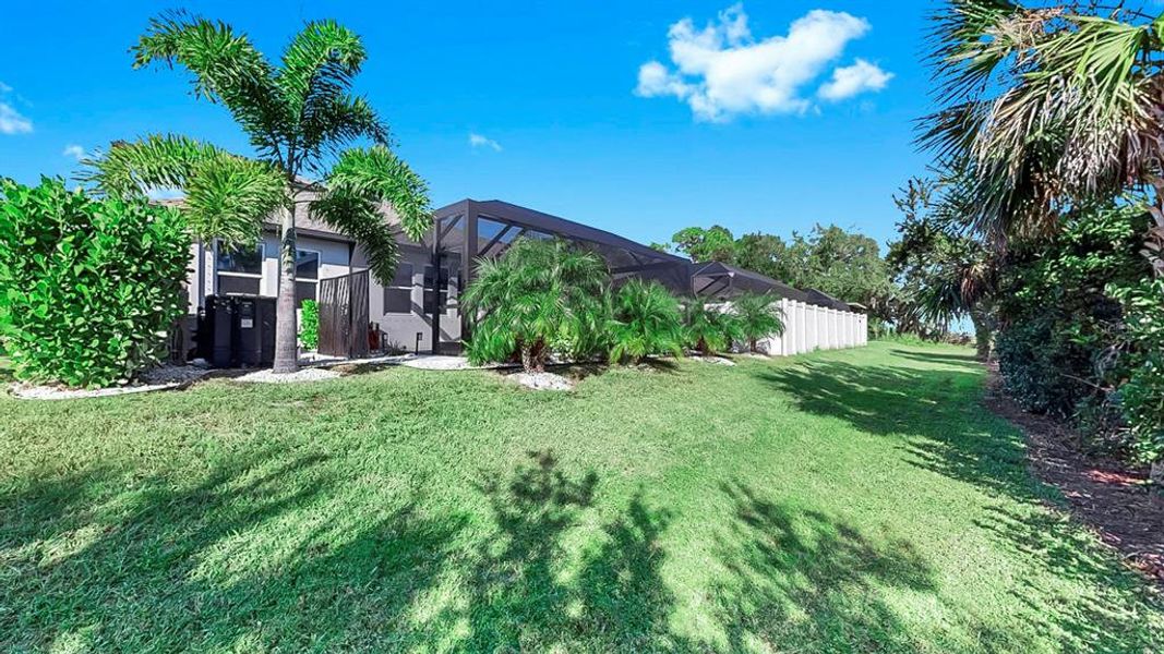 Exterior details and patio area of a home in , Sarasota (Image 26).