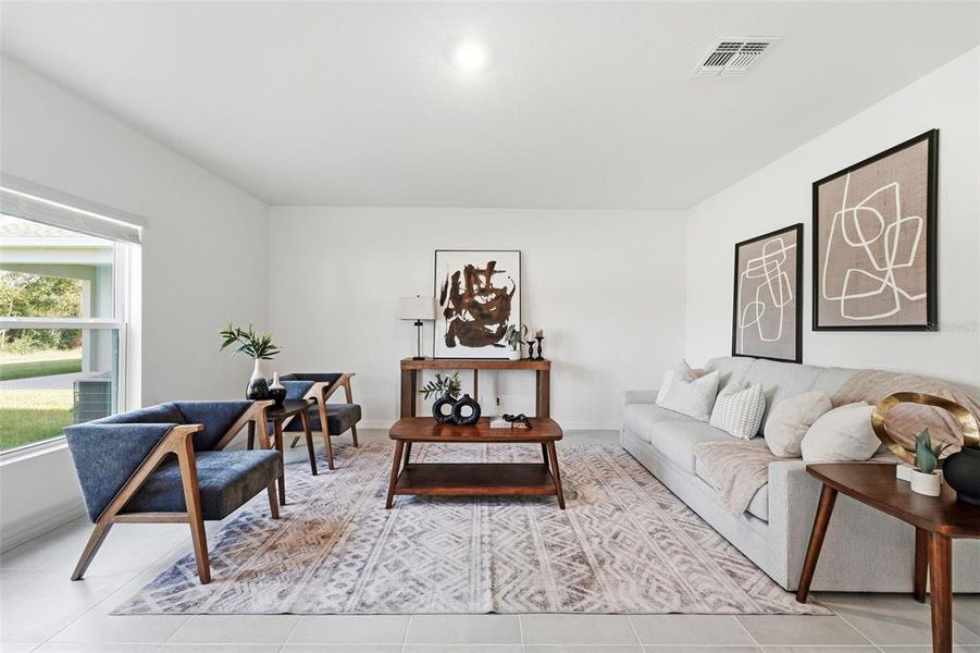 Furnished interior view inside a new home in , Deland (Image 15). Furnished interior view inside a new home in , Deland (Image 15).
