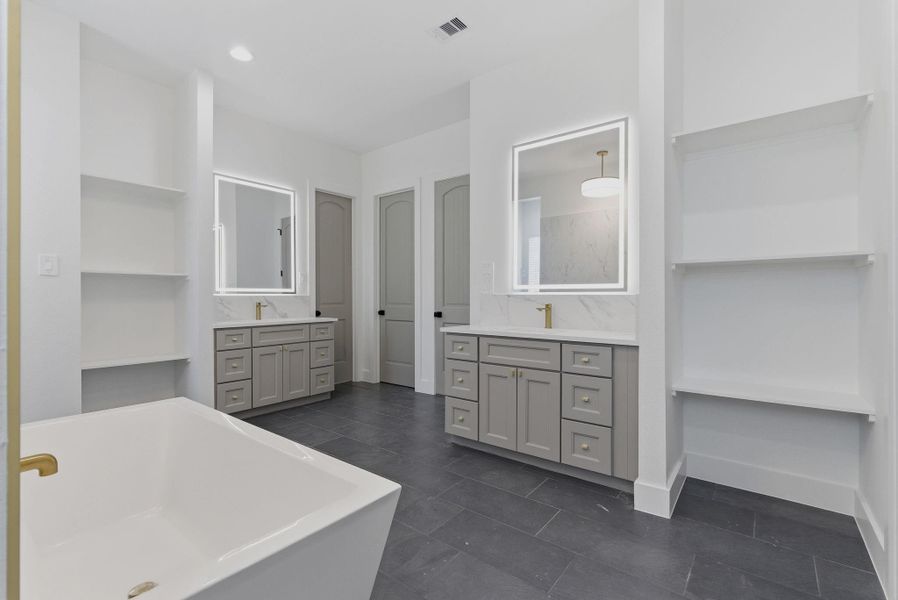 Furnished interior view inside a new home in , New Waverly (Image 8).
