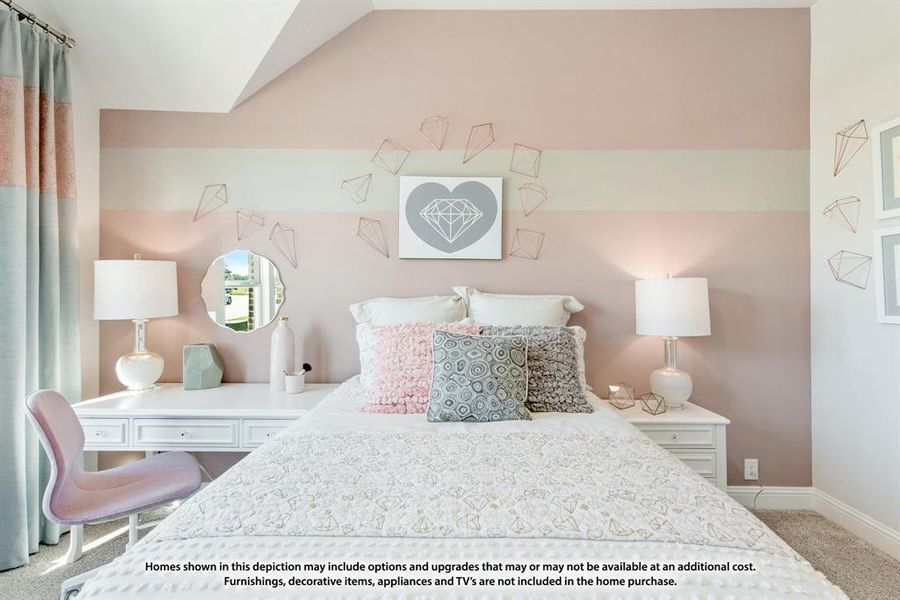 Furnished interior view inside a new home in Villages of Walnut Grove, Midlothian (Image 17).