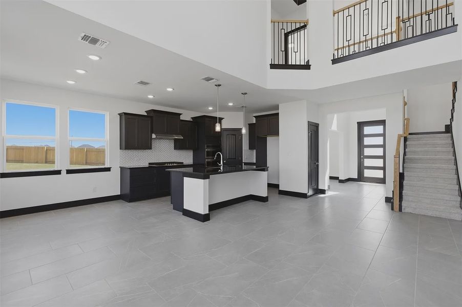 Representative furnished interior of a home built from the Bennington 2434 S 3CG by Saratoga Homes in Turnbo Ranch, Killeen (Image 9).