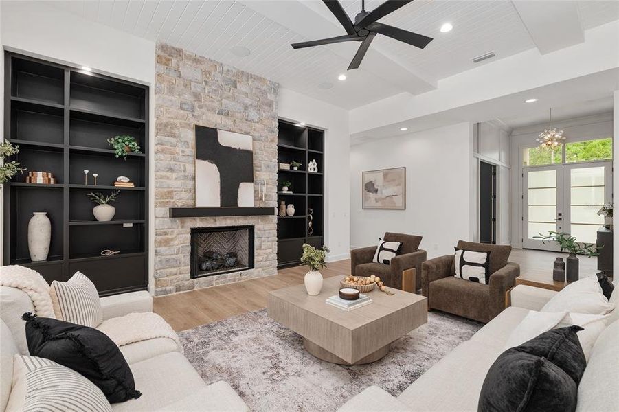 Furnished interior view inside a new home in , Gainesville (Image 8).