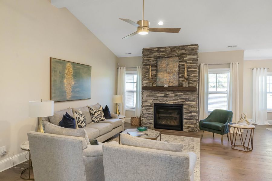 Representative furnished interior of a home built from the Carver by Caviness & Cates Communities in Maggie Way, Wendell (Image 13).