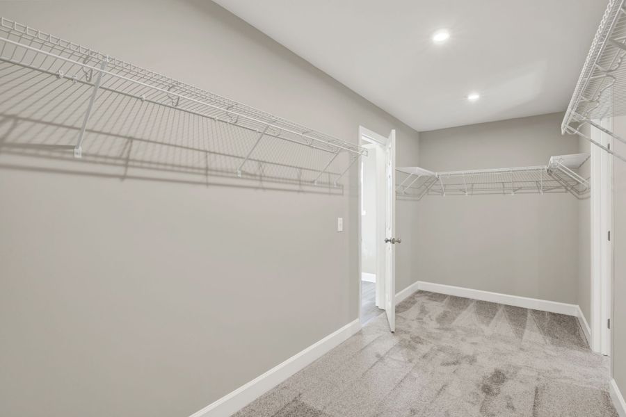 Hudson Plan Primary Walk-In Closet | Laundry Room Connection