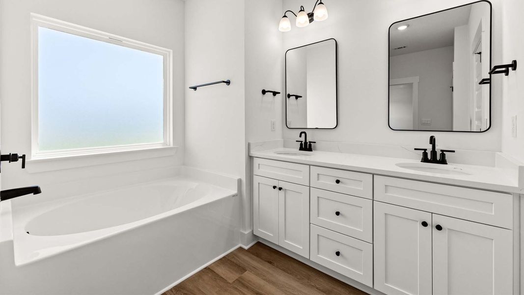 Furnished interior view inside a new home in Caballeros Estates At Hombre, Panama City Beach (Image 7).