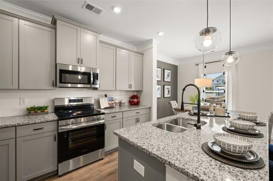 Furnished interior view inside a new home in Jameson Towns, Villa Rica (Image 9).