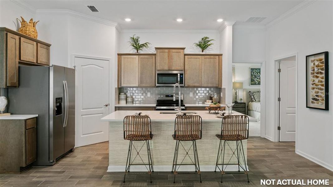 Furnished interior view inside a new home in Sawmill Branch, Palm Coast (Image 6).