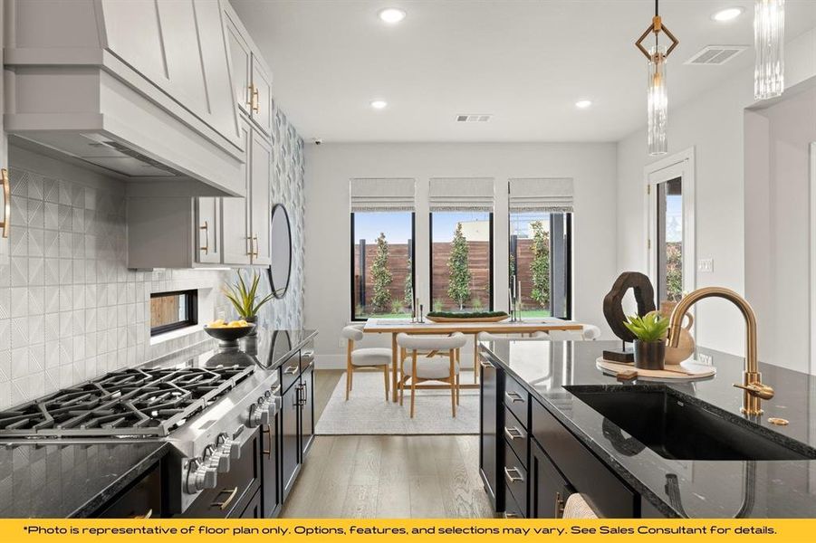 Furnished interior view inside a new home in Rio Vista at Kelly Ranch, Aledo (Image 13).