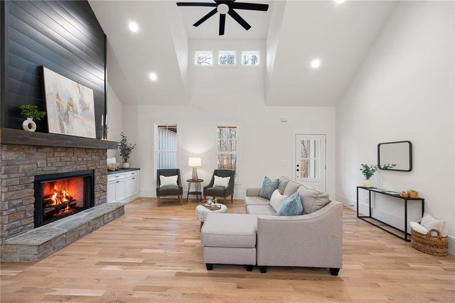 Furnished interior view inside a new home in , Adairsville (Image 9). Furnished interior view inside a new home in , Adairsville (Image 9).