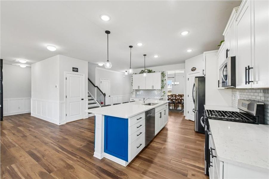 Furnished interior view inside a new home in , Dawsonville (Image 7).