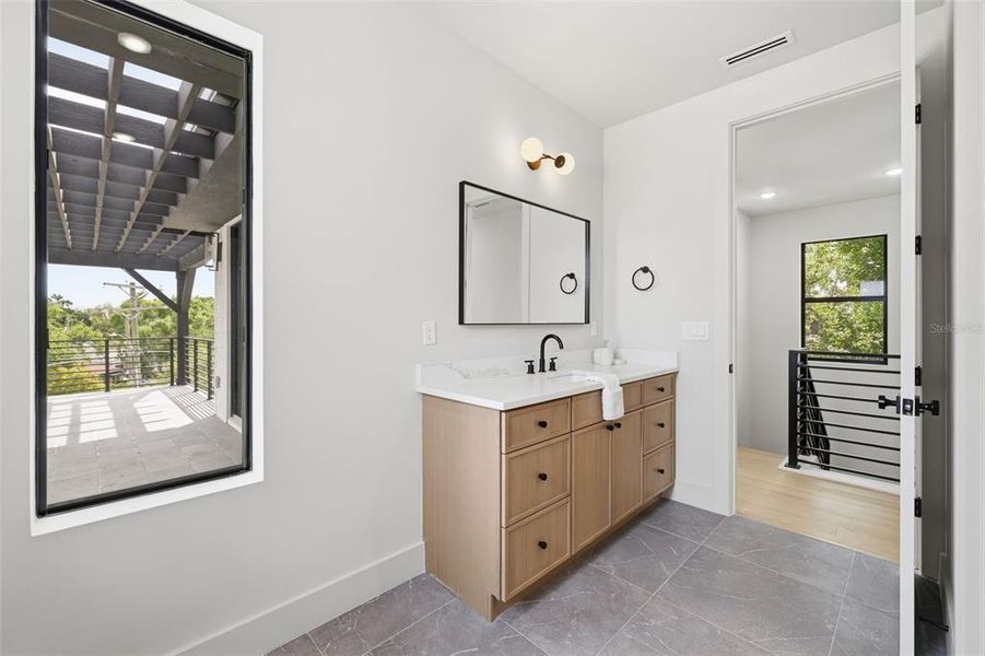 Furnished interior view inside a new home in , Tampa (Image 30).