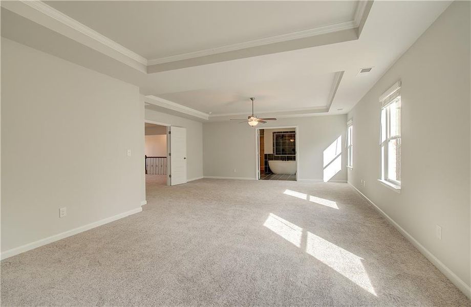 Spacious, unfurnished interior of a new home in Trinity Park, McDonough (Image 21).