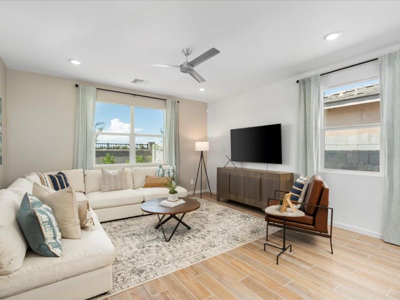 Furnished interior view inside a new home in Abel Ranch Reserve Series, Goodyear (Image 4).