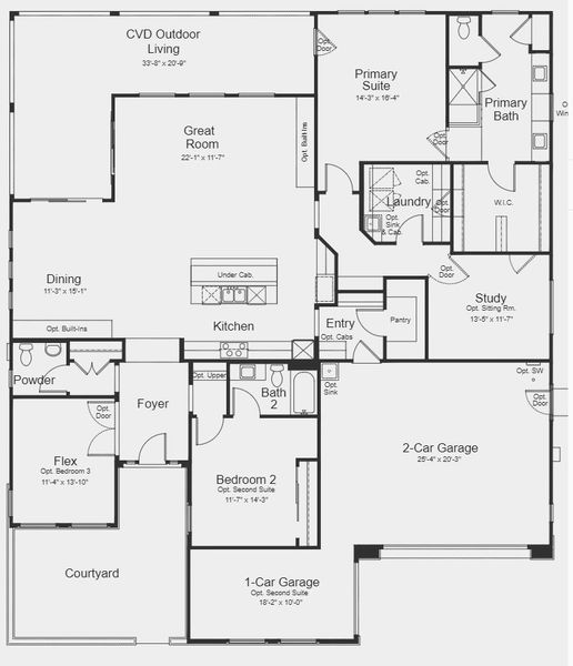 Image 5 representing the Fremont by Taylor Morrison in Ovation at Meridian 55+, Queen Creek, AZ.