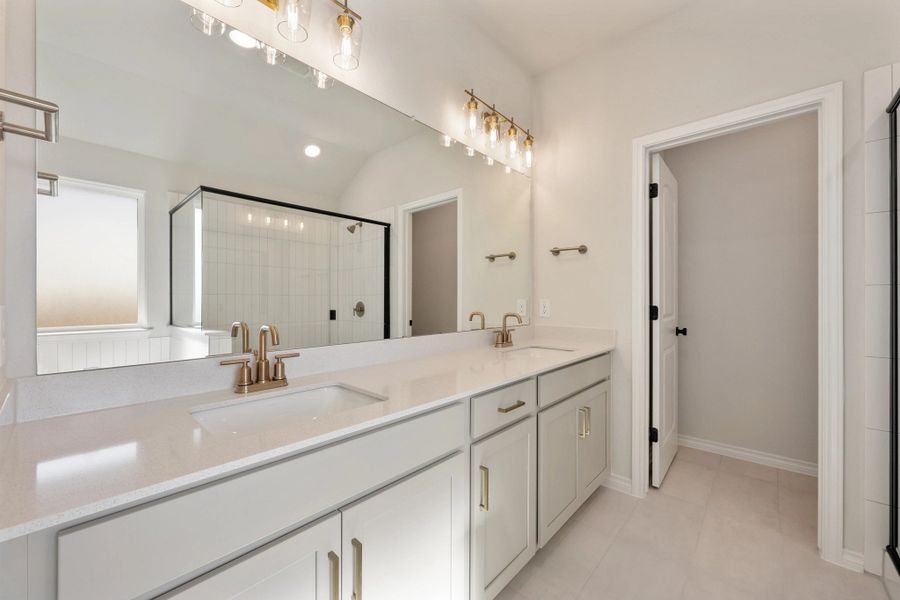 Furnished interior view inside a new home in The Homestead at Lariat, Liberty Hill (Image 15).