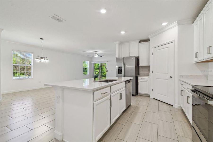 Furnished interior view inside a new home in Angeline Active Adult, Land O' Lakes (Image 5).