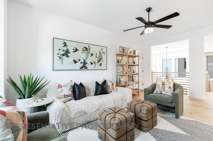 Furnished interior view inside a new home in Wildflower Ranch: 50ft. lots, Dish (Image 18).