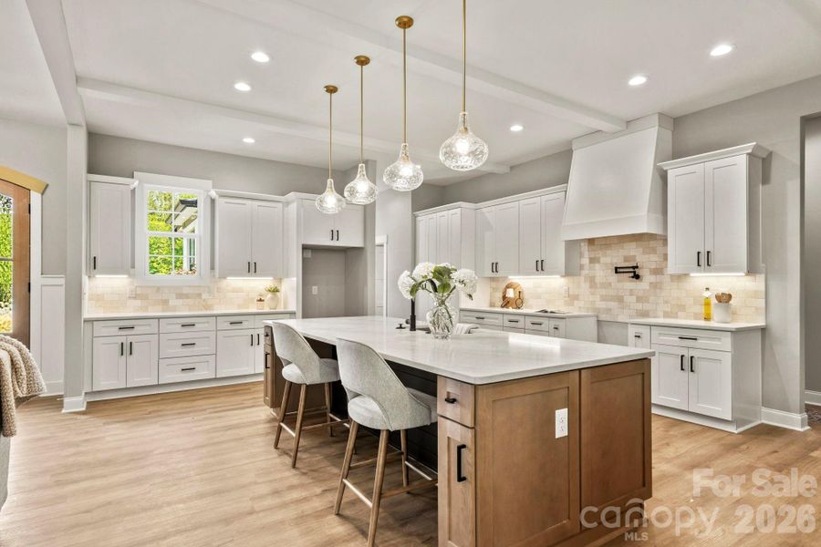Furnished interior view inside a new home in , Clover (Image 9).