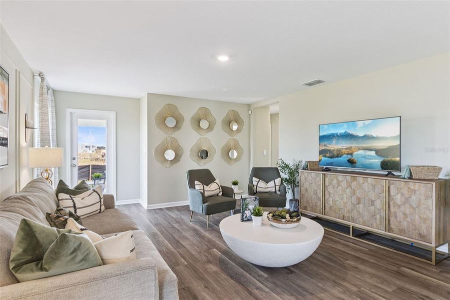 Furnished interior view inside a new home in , Haines City (Image 22).