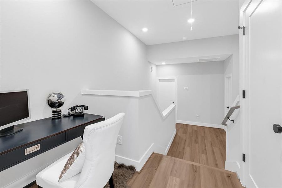 Desk area*Picture from another home built by Builder of exact floorplan